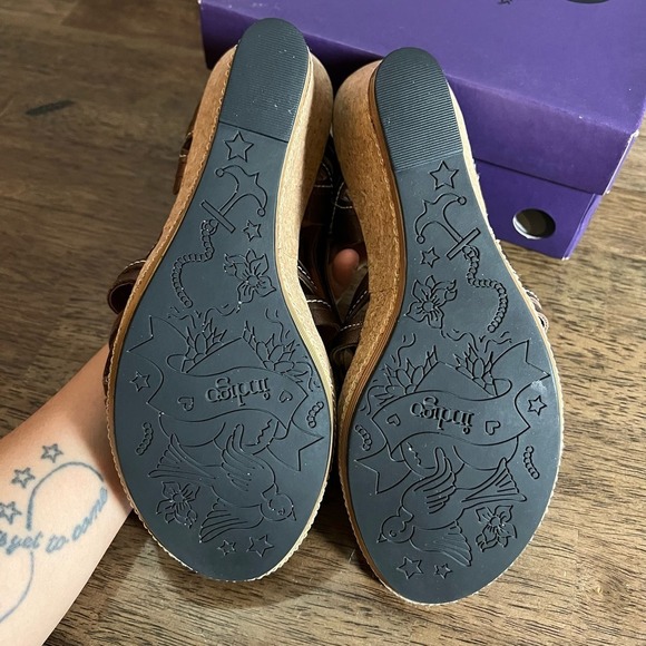 Indigo by Clarks Gull Pond Bronze Wedges size 9.5 - Picture 8 of 8